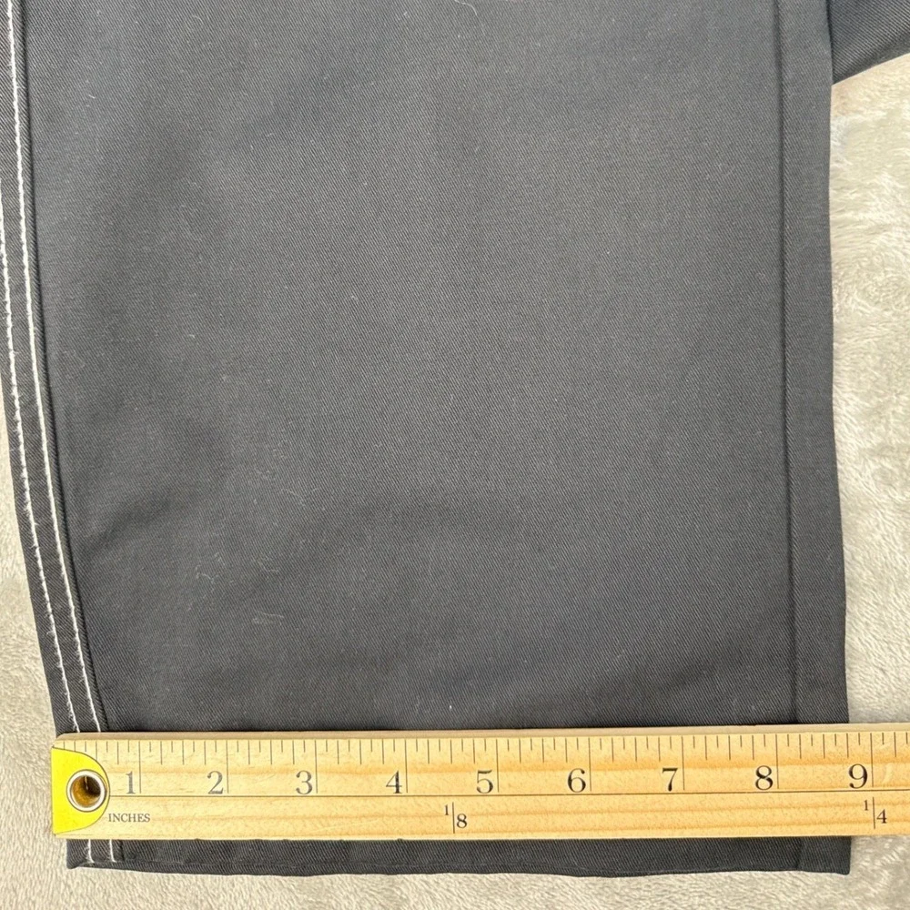 True Religion Cargo Pants Mens 34 Jet Black Contrast Stitch NEW